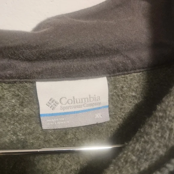 Columbia Men's Gray Zip-Up Sweater - Picture 3 of 3